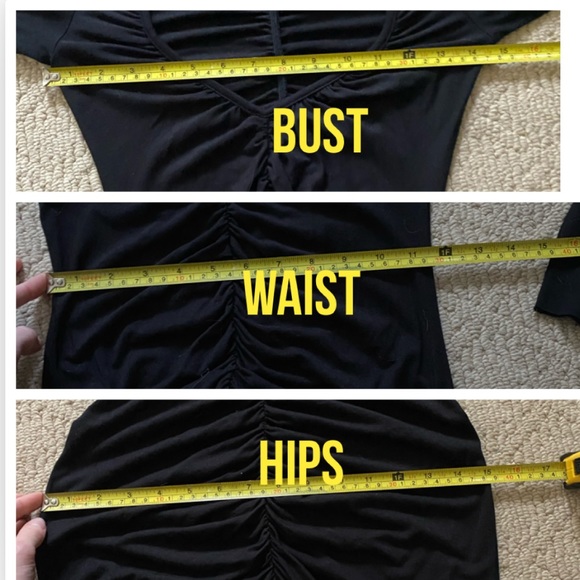 Rachel Pally Ruched Black Bodycon Dress - Picture 8 of 8